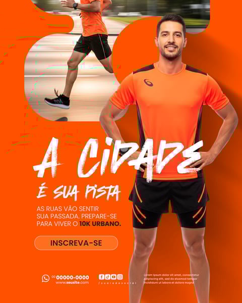MARATONA CORRIDA SOCIAL MEDIA PSD EDITÁVEL 5