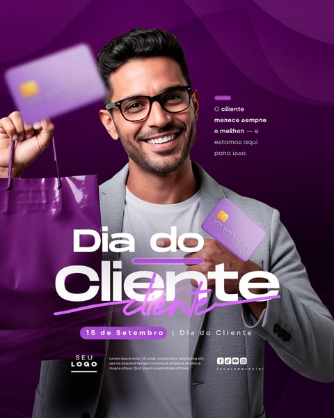 DIA DO CLIENTE 15 DE SETEMBRO SOCIAL MEDIA PSD EDITÁVEL 4