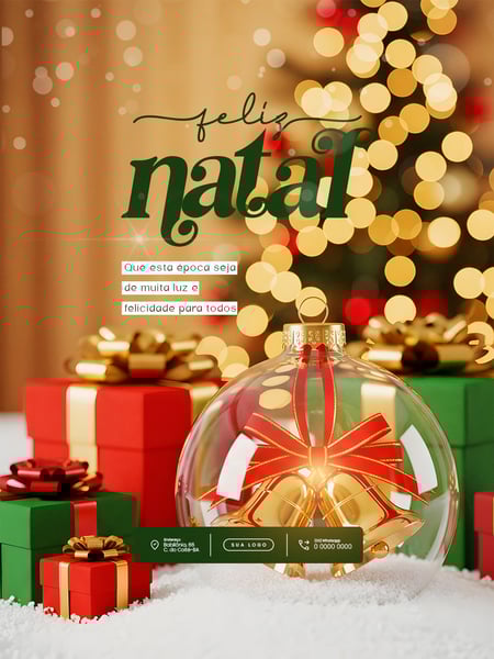 FELIZ NATAL 25 DE DEZEMBRO SOCIAL MEDIA PSD EDITÁVEL 37