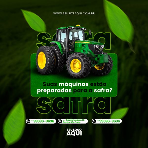 AGRONEGÓCIO, AGRICULTURA, AGROPECUÁRIA - SOCIAL MEDIA | PSD EDITÁVEL