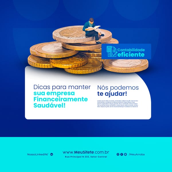 CONTABILIDADE  DICAS PARA MANTER SUA EMPRESA FINANCEIRAMENTE SAUDÁVEL