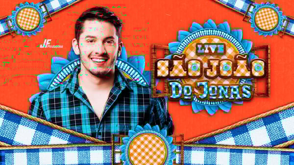 LIVE SÃO JOÃO DO JONAS CAPA YOUTUBE PSD EDITÁVEL