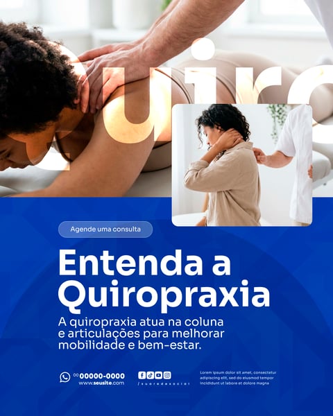 QUIROPRAXIA SOCIAL MEDIA PSD EDITÁVEL 2