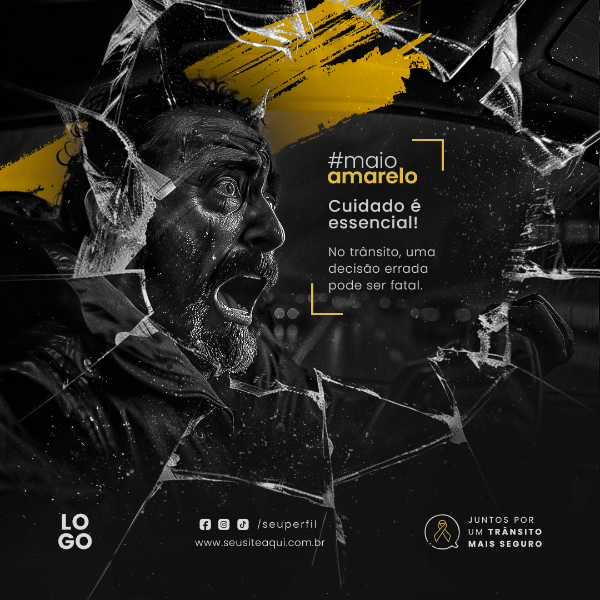 MAIO AMARELO - JUNTOS POR UM TRANSITO MAIS SEGURO