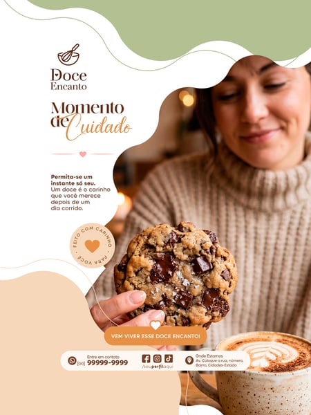 Post Feed Doceria Confeitaria Social Media Template PSD Editável 13