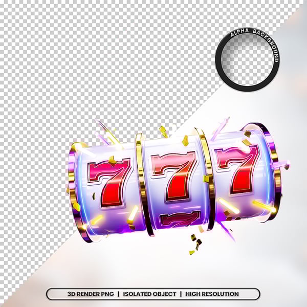 RZE 3D RENDER 777 ELEMENTO ÍCONE PSD PNG (6)