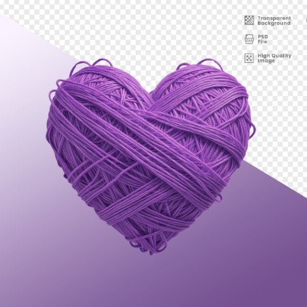 CORAÇÃO DE LÃ - ELEMENTO PARA COMPOSIÇÃO