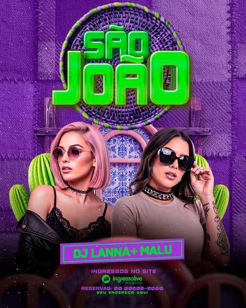 FLYERS DE EVENTOS SAÔ JOÃO 01
