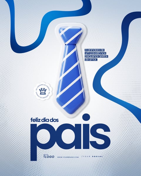 FELIZ DIA DOS PAIS AGOSTO SOCIAL MEDIA PSD EDITÁVEL 28