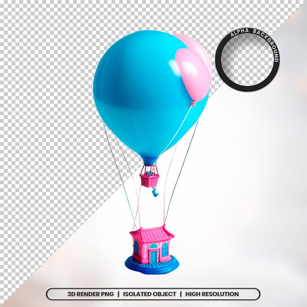 3D RENDER BRINQUEDO INFANTIL ELEMENTO ÍCONE PSD PNG
