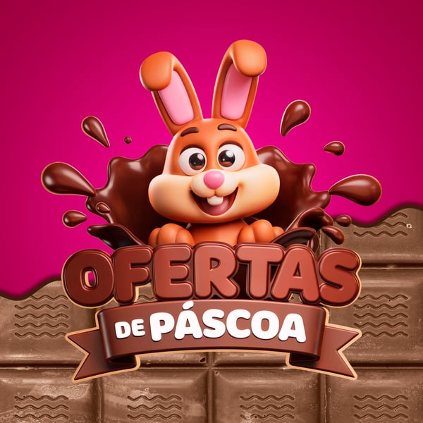 CSC ELEMENTO 3D OARA COMPOSIÇÃO DE ARTES DE PÁSCOA MODELO 02