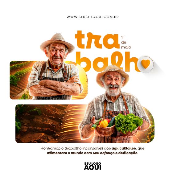 DIA DO TRABALHADOR - PSD EDITÁVEL