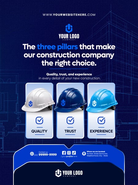 FEED CONSTRUTORA IMOBILIÁRIA SOCIAL MEDIA TEMPLATE PSD EDITÁVEL 2