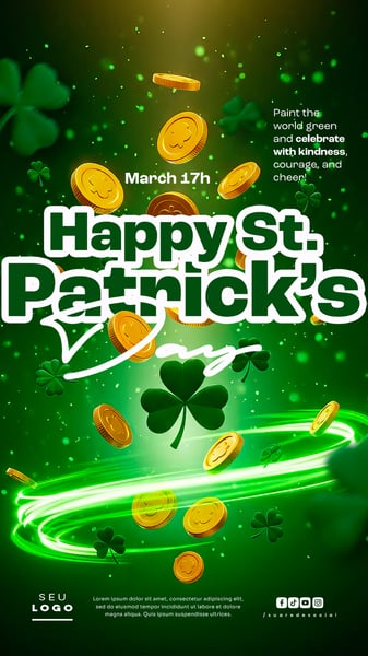 ST. PATRICK'S DAY CELEBRATION POSTER TEMPLATE STORY SOCIAL MEDIA PSD EDITÁVEL (1)