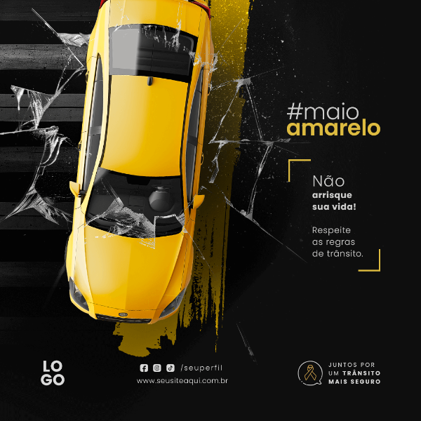 MAIO AMARELO - JUNTOS POR UM TRANSITO MAIS SEGURO