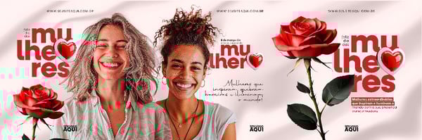 CARROSSEL - DIA DA MULHER | MULHERES | PSD EDITÁVEL