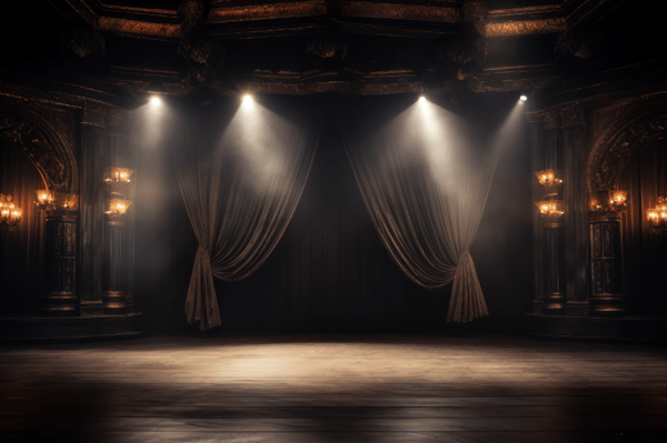 BACKGROUND COM LUZES E LED PALCO SHOW EVENTO PARA COMPOSIÇÃO SOCIAL MEDIA PLANO DE FUNDO