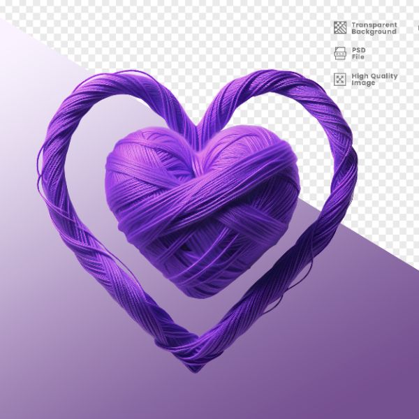 CORAÇÃO DE LÃ - ELEMENTO PARA COMPOSIÇÃO