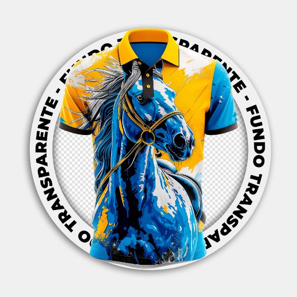 CAMISA POLO COWBOY | IMAGEM SEM FUNDO