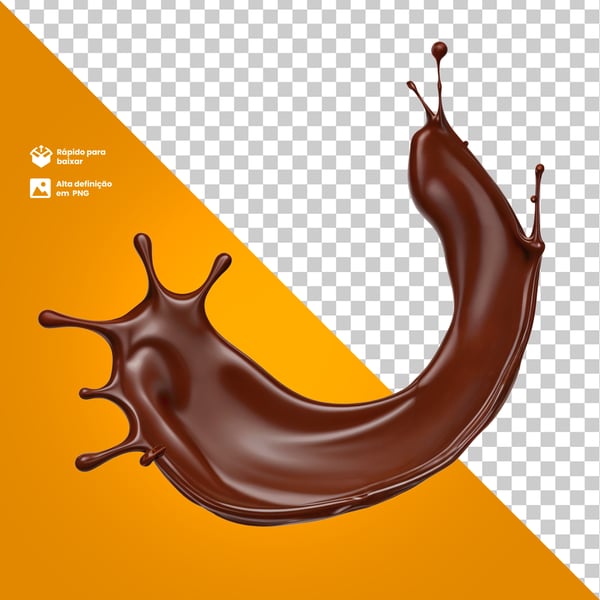 Splash Chocolate PNG