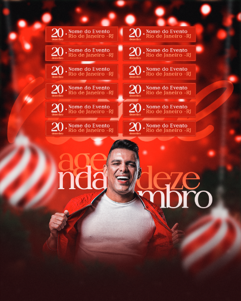 FLYER AGENDA DEZEMBRO DE NATAL