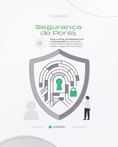 FINTECH E DIGITAL BANKING FINANÇAS MODERNAS SOCIAL MEDIA PSD EDITÁVEL 4