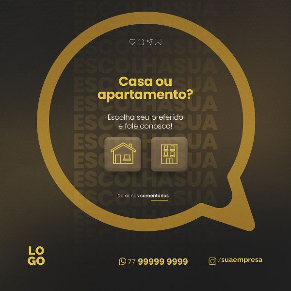 CASA OU APARTAMENTO - IMOBILIÁRIA