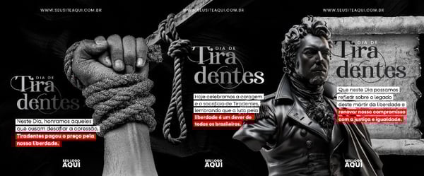 CARROSSEL FEED - DIA DE TIRADENTES | SOCIAL MEDIA | PSD EDITÁVEL
