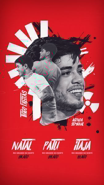 FLYER AGENDA SEMANAL DO TF SWING EM DOBRO STORY PSD EDITÁVEL