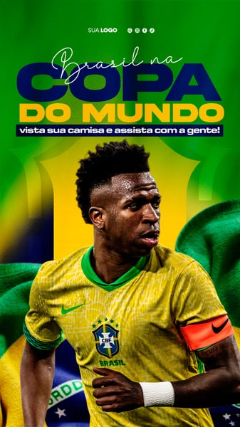 COPA DO MUNDO JOGO DO BRASIL FUTEBOL TRANSMISSÃO AO VIVO STORY