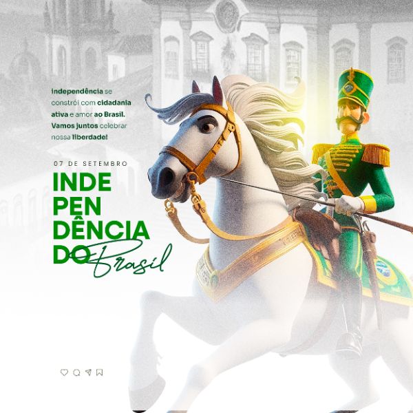 INDEPENDÊNCIA DO BRASIL SOCIAL MEDIA