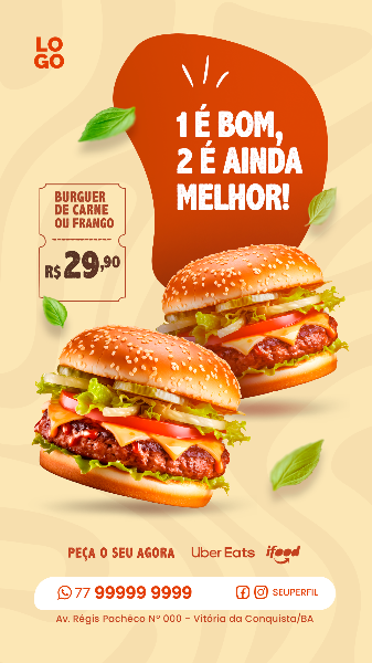 G0H - SOCIAL MEDIA FAST FOOD - HAMBURGUERIA HAMBÚRGUER | BURGER11Y.ZIP