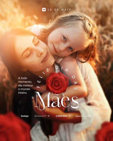 DIA DAS MÃES FLYER PSD 6