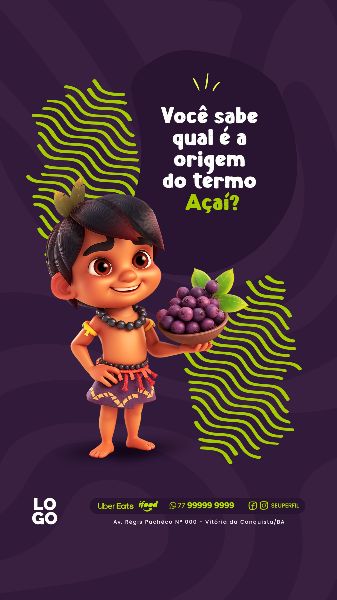 SOCIAL MEDIA -  AÇAÍ - AÇAITERIA