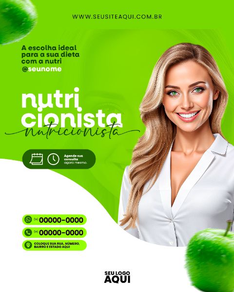 FEED | NUTRICIONISTA | DIETA | ALIMENTAÇÃO | PSD EDITÁVEL