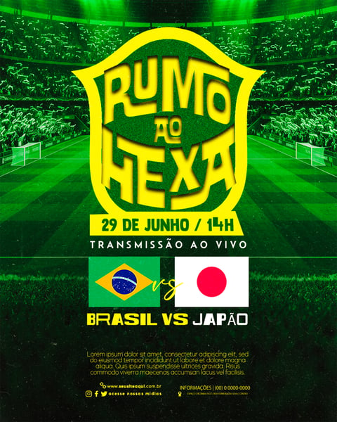 BRASIL VS JAPÃO FEED