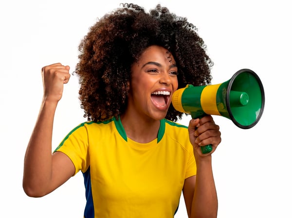 TORCEDORA BRASILEIRA FUTEBOL COPA DO MUNDO COMEMORANDO VITÓRIA 20