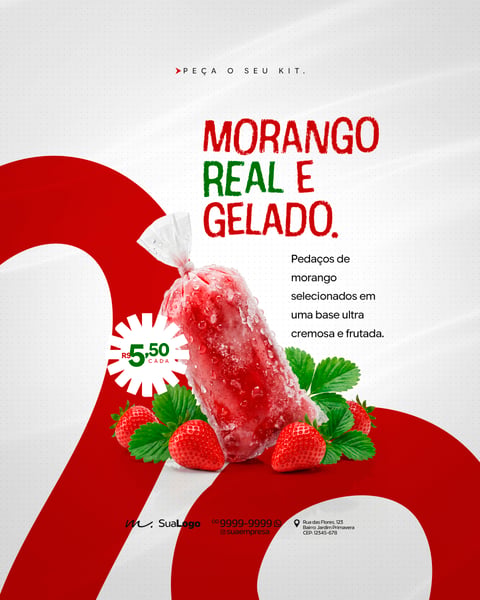 GELADINHO DE FRUTAS SABOR GELADO REFRESCANTE GOURMET SOCIAL MEDIA PSD EDITÁVEL 4