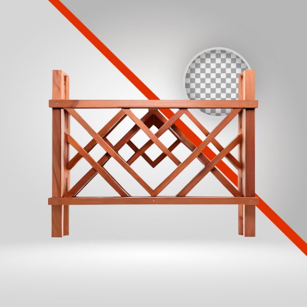 ESTRUTURA DE MADEIRA 3D-IA, GRADE, ESTRADO, ELEMENTO PNG PARA FLYERS DE EVENTO, VAQUEJADA, SERTANEJO, SÃO JOÃO, FUNDO