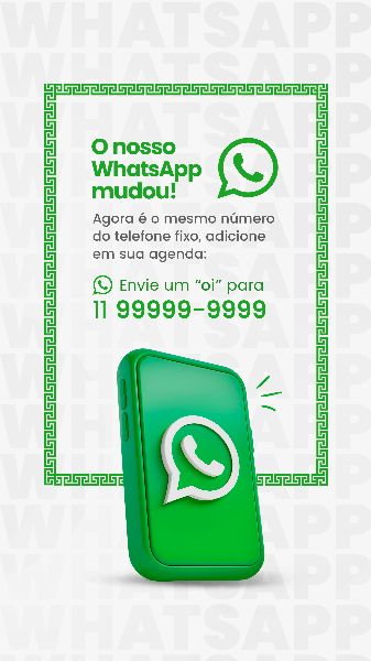 WHATSAPP MUDOU