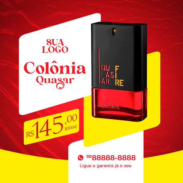 PROMOÇÃO COLÔNIA MASCULINO  O BOTICÁRIO LOJA DE PERFUMARIA SOCIAL MEDIA