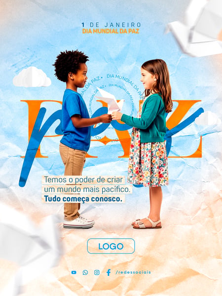 01 DE JANEIRO - DIA UNIVERSAL DA PAZ - FEED