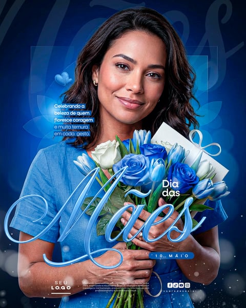 DIA DAS MÃES 10 DE MAIO SOCIAL MEDIA PSD EDITÁVEL 3