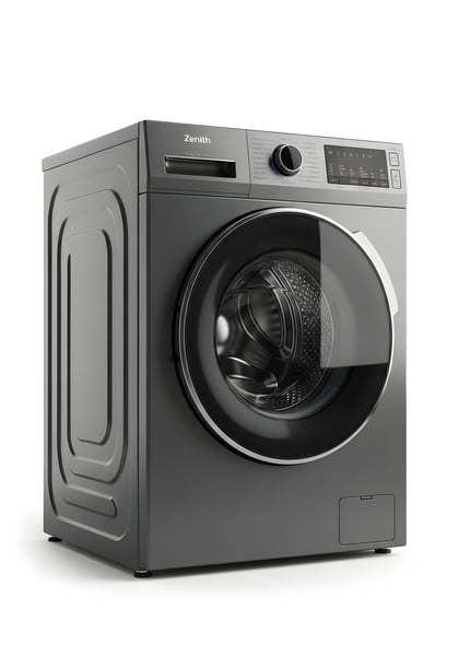 MÁQUINA DE LAVAR ROUPA CINZA ESCURO CHUMBO 01