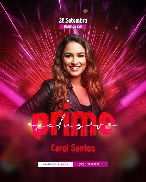 FLYER EVENTOS ARTISTAS SHOWS FESTA  SOCIAL MEDIA PSD EDITÁVEL 14