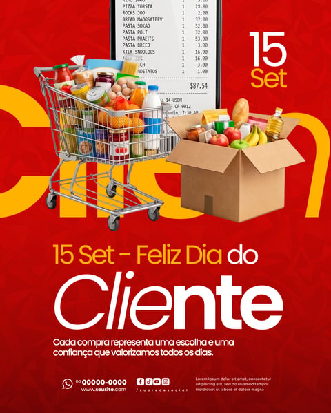 FELIZ DIA DO CLIENTE 15 DE SETEMBRO SOCIAL MEDIA PSD EDITÁVEL 5