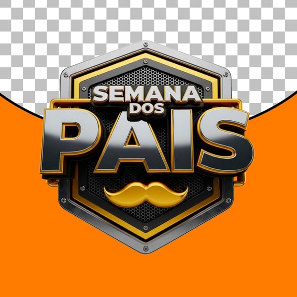 SELO 3D  SEMANA DOS PAIS 4