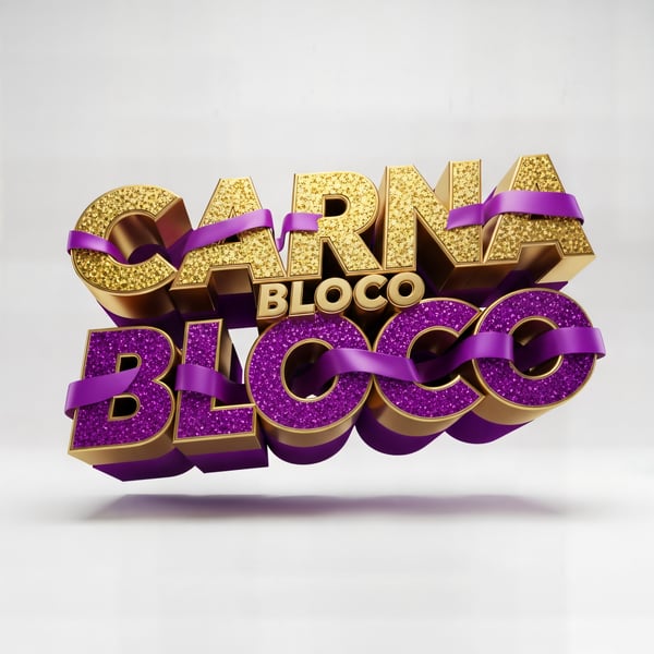 SELO 3D CARNAVAL BLOCO A FESTA DAS OFERTAS 03