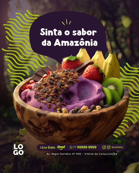 SOCIAL MEDIA -  AÇAÍ - AÇAITERIA