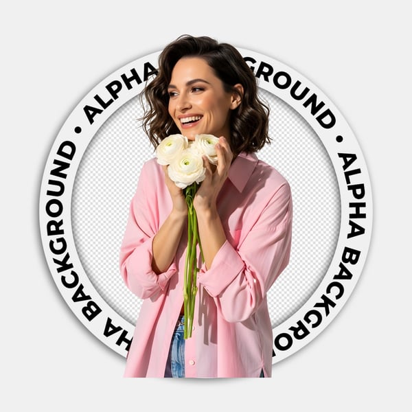 MULHER SEGURANDO UMA FLOR NAS MÃOS PARA O DIA DAS MULHERES 04